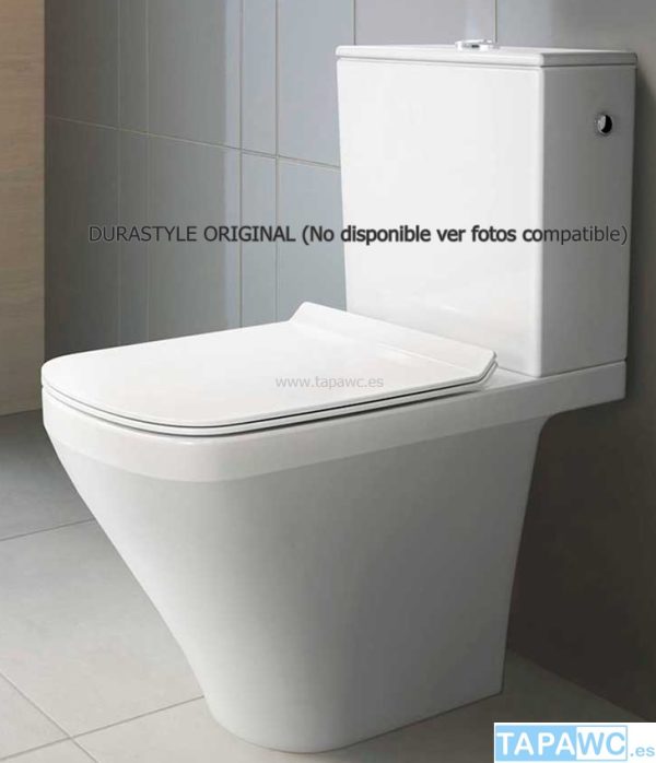 Asiento inodoro DURASTYLE tapawc compatible Duravit