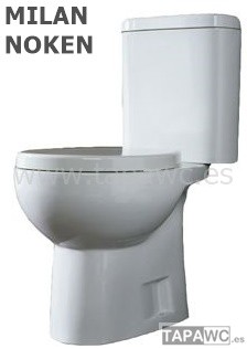Asiento inodoro MILAN tapawc compatible Noken