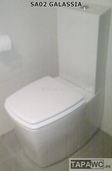 Asiento inodoro SA02 tapawc compatible amortiguado GALASSIA