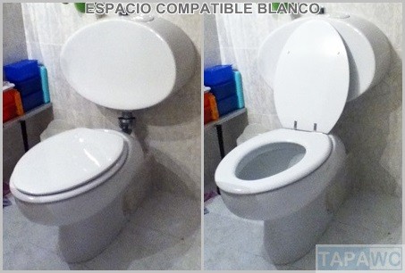 Asiento inodoro ESPACIO tapawc compatible Gala