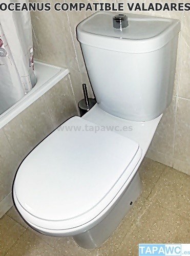 Asiento inodoro OCEANUS tapawc compatible Valadares