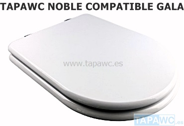 Asiento inodoro NOBLE compatible tapawc Gala AMORTIGUADO