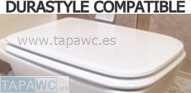 Asiento inodoro DURASTYLE tapawc compatible Duravit