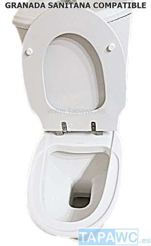 Asiento inodoro GRANADA SANITANA amortiguado tapawc compatible