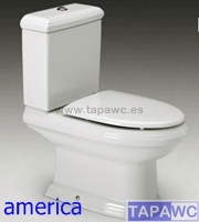 Asiento inodoro AMERICA tapawc compatible Roca AMORTIGUADO