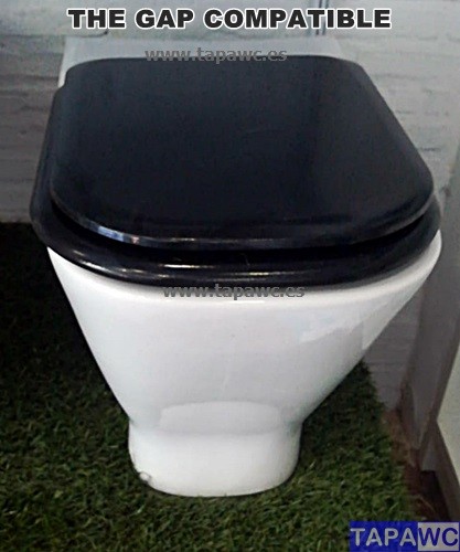Asiento inodoro THE GAP SQUARE tapawc compatible Roca