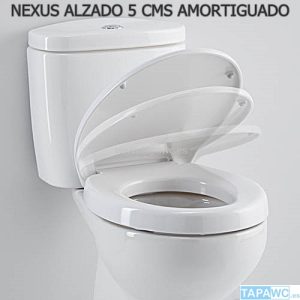 TAPA NEXUS ELEVADOR 5 CMS AMORTIGUADO TAPAWC ESPECIAL (última unidad)