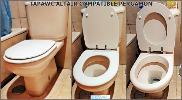 Asiento inodoro ALTAIR  tapawc compatible Jacob Delafon