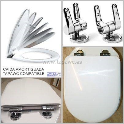 Asiento inodoro CALLA tapawc compatible Ideal Standard AMORTIGUADO