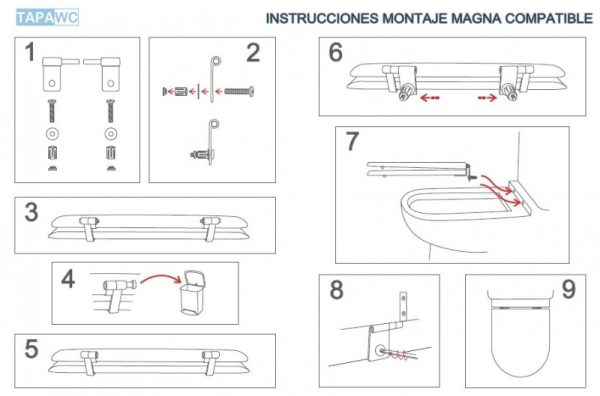 Asiento inodoro CHEVERNY tapawc compatible Selles