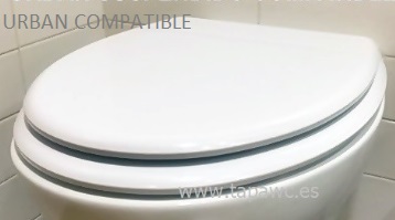 Asiento inodoro URBAN tapawc compatible Noken amortiguado