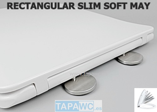 Asiento CUADRADO STANDARD AMORTIGUADO may square SLIM tapawc