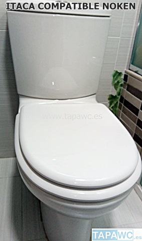 Asiento inodoro ITACA tapawc compatible Noken