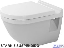 Asiento inodoro STARCK3 41 COMPACTO SUSPENDIDO tapawc compatible Duravit