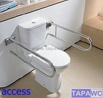 Asiento inodoro ACCESS ARO HERRADURA tapawc compatible Roca