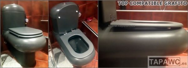 Asiento inodoro TOP tapawc compatible Gala AMORTIGUADO