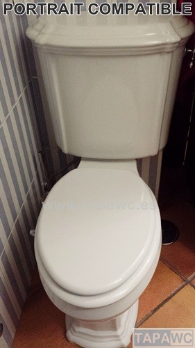 Asiento inodoro PORTRAIT tapawc compatible Jacob Delafon