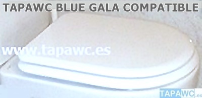 Asiento inodoro BLUE Tapawc Fijo Compatible Gala
