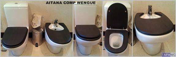 Asiento inodoro AITANA tapawc compatible Unisan
