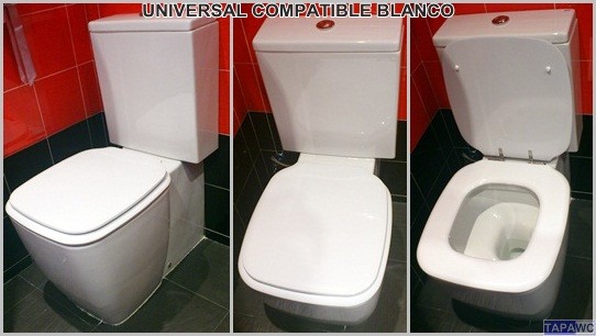 Asiento inodoro UNIVERSAL tapawc compatible Gala