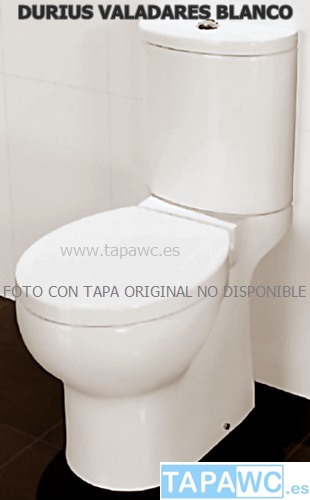 Asiento inodoro DURIUS compatible VALADARES Amortiguado tapawc