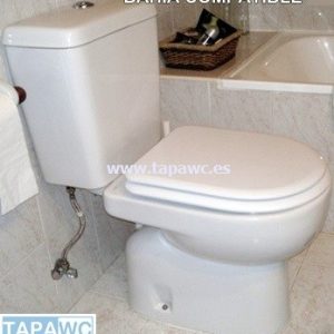 Asiento inodoro BAHIA Tapawc Compatible Sangra AMORTIGUADO