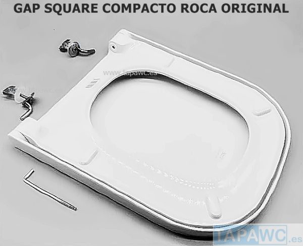 Asiento THE GAP SQUARE compacto 22 original tapawc Roca