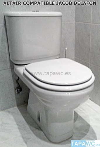 Asiento inodoro ALTAIR  tapawc compatible Jacob Delafon