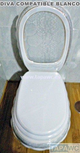 Asiento inodoro DIVA 23 tapawc compatible Globo