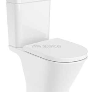 Asiento inodoro THE GAP ROUND 43X35X16 original tapawc Roca