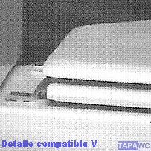 Asiento inodoro DURAPLUS tapawc compatible DURAVIT