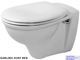 Asiento inodoro DARLING RED DO15 tapawc compatible DURAVIT