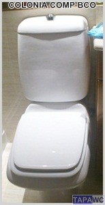 Asiento inodoro COLONIA tapawc compatible Sanitana