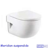 Asiento inodoro MERIDIAN-N COMPACTO original tapawc Roca