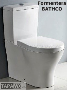 Asiento inodoro FORMENTERA tapawc compatible BATHCO