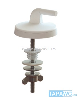 Tapa Wc RD37-HERRADURA simil duroplast anclaje regulable nylon (Ultimas 3 uds)
