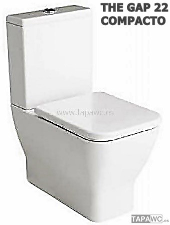 Asiento THE GAP SQUARE compacto 22 original tapawc Roca