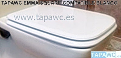 Asiento inodoro EMMA SQUARE tapawc compatible Gala