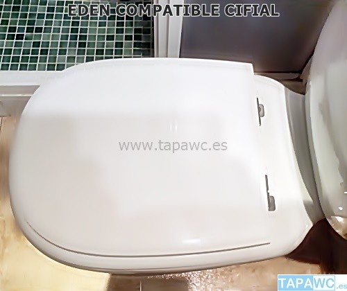 Asiento inodoro EDEN tapawc compatible Cifial