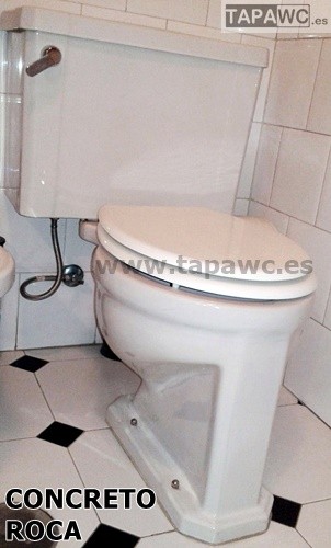 Asiento inodoro CARMEN ANTIGUO tapawc compatible Roca  AMORTIGUADO