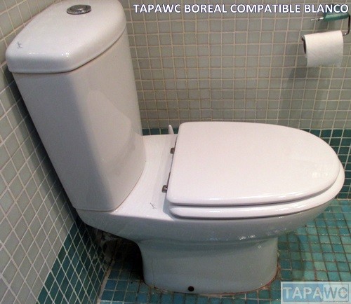 Asiento inodoro BOREAL tapawc compatible Sangra AMORTIGUADO