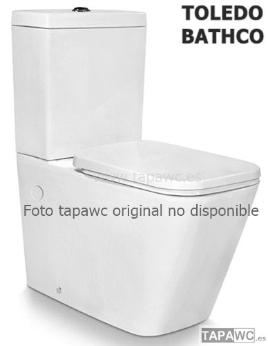 Asiento inodoro TOLEDO tapawc compatible BATHCO amortiguado