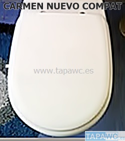 Asiento inodoro CARMEN NUEVO compatible fijo tapawc Roca