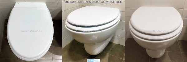 Asiento inodoro URBAN tapawc compatible Noken
