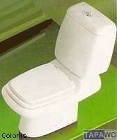 Asiento inodoro COLONIA tapawc compatible Sanitana