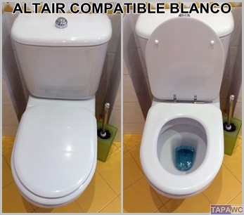 Asiento inodoro ALTAIR  tapawc compatible Jacob Delafon