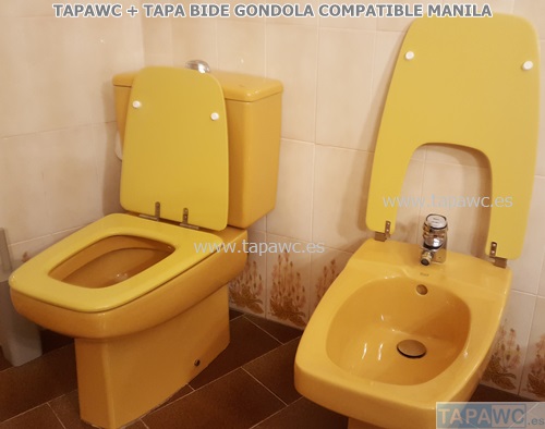 Asiento inodoro GONDOLA tapawc compatible Roca