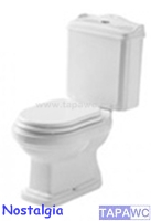 Asiento inodoro NOSTALGIA tapawc compatible Gala AMORTIGUADO