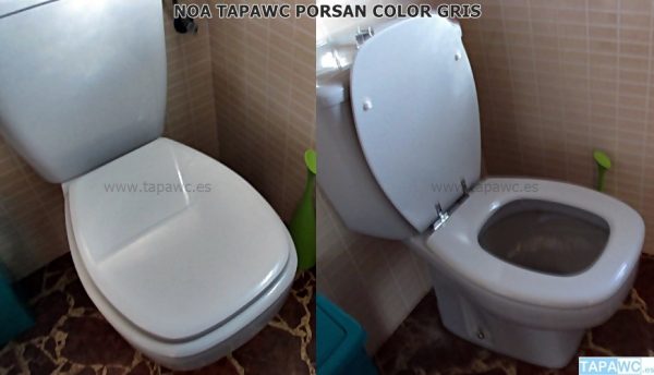 Asiento inodoro NOA Fijo Tapawc Compatible Porsan AMORTIGUADO