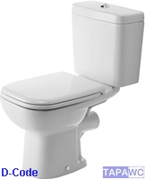 Asiento inodoro D-CODE tapawc compatible Duravit